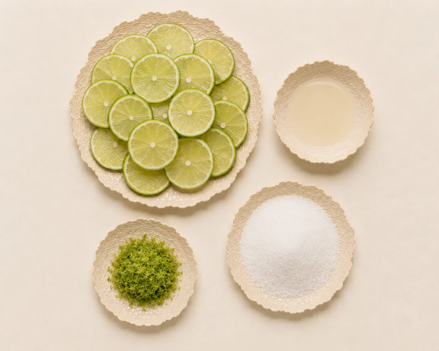 Candied Key Lime Rounds