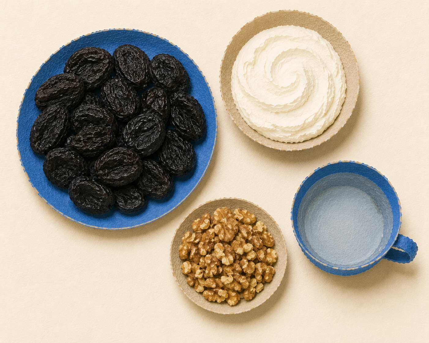 Prunes with Sour Cream