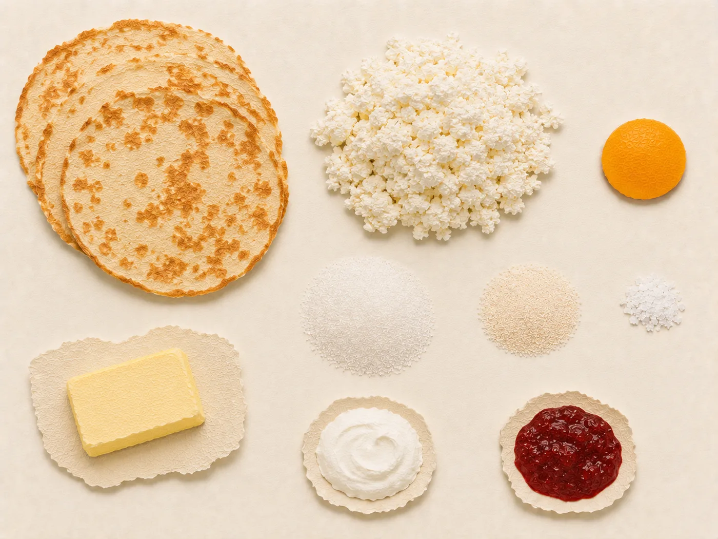 Sweet Cheese Blini