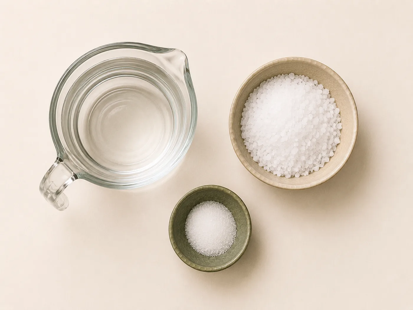 Flat-lay of salt, sugar, and aromatics for a Thanksgiving turkey brine